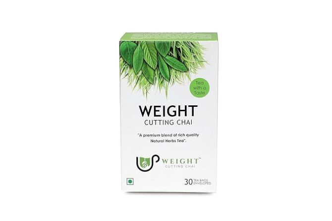 WEIGHT CUTTING CHAI for weight loss ( Net weight 54 gram and 30 Tea Bags Enveloped),30 Count (Pack of 1)